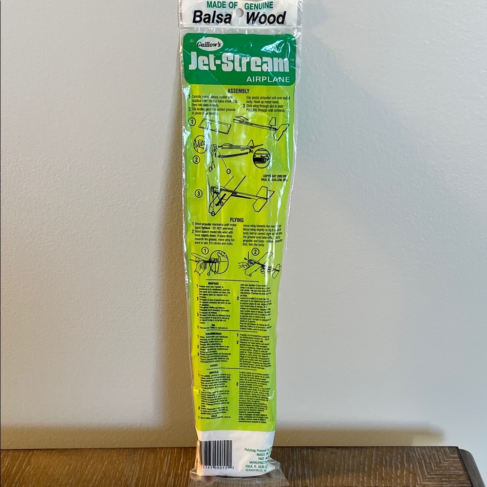 Balsa Wood Airplane Gliders- Set of 4 - Picture 3 of 9